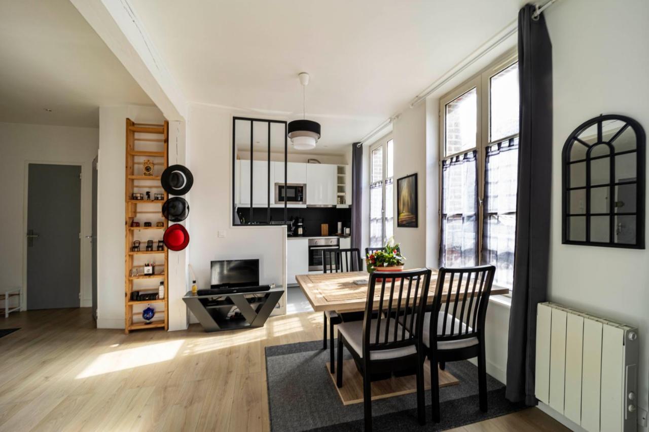 La Promesse Appartement Honfleur Buitenkant foto